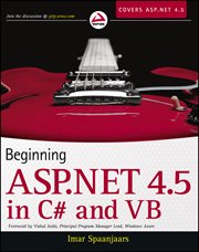 Beginning ASP.NET 4.5: in C# and VB cover image