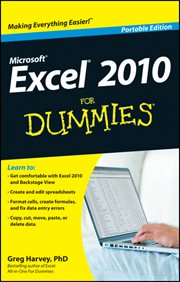 Excel 2010 for Dummies cover image