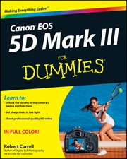 Canon EOS 5D Mark III for Dummies cover image