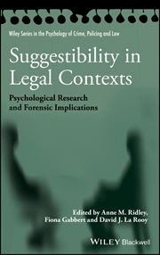 Suggestibility in Legal Contexts : Psychological Research and Forensic Implications cover image