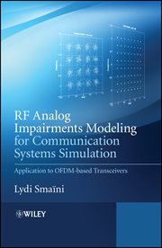 RF Analog Impairments Modeling for Communication Systems Simulation : Application to OFDM-based Transceivers cover image