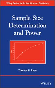 Sample Size Determination and Power cover image