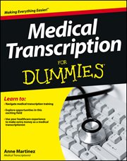 Medical Transcription for Dummies cover image