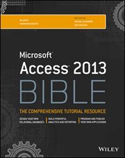 Access 2013 Bible cover image