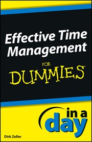 Effective Time Management in a Day for Dummies cover image