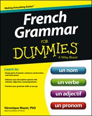 French Grammar for Dummies cover image