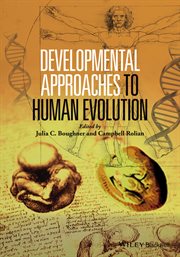 Developmental Approaches to Human Evolution cover image