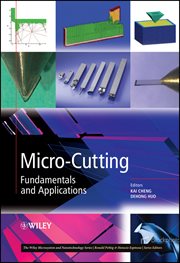Micro-Cutting : Fundamentals and Applications cover image