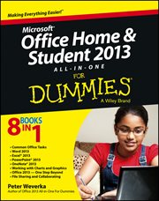 Microsoft Office Home and Student Edition 2013 All-in-One for Dummies cover image