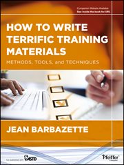 How to Write Terrific Training Materials : Methods, Tools, and Techniques cover image