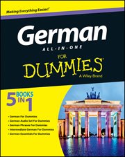 German All-In-One for Dummies cover image