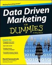 Data Driven Marketing for Dummies cover image