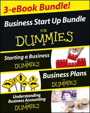 Business Start up for Dummies Three E-book Bundle cover image