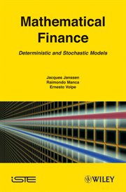 Mathematical Finance : Deterministic and Stochastic Models cover image