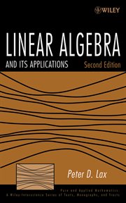 Linear Algebra and Its Applications cover image