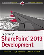 Beginning SharePoint 2013 Development cover image