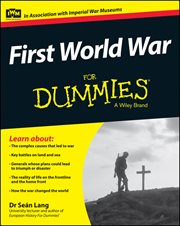 First World War for Dummies cover image