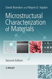 Microstructural Characterization of Materials cover image
