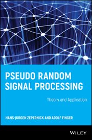 Pseudo Random Signal Processing : Theory and Application cover image