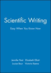 Scientific Writing : Easy When You Know How cover image