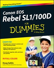 Canon EOS Rebel SL1/100D for Dummies cover image