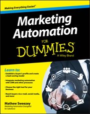 Marketing Automation for Dummies cover image