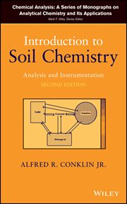Introduction to Soil Chemistry : Analysis and Instrumentation cover image