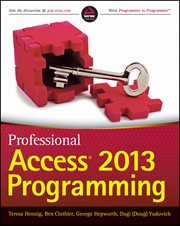 Professional Access 2013 Programming cover image