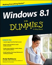 Windows 8.1 for Dummies cover image