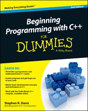 Beginning Programming with C++ for Dummies cover image
