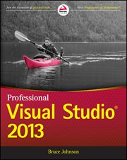 Professional Visual Studio 2013 cover image