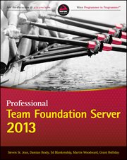 Professional Team Foundation Server 2013 cover image