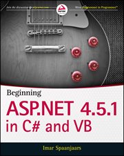 Beginning ASP.NET 4.5.1: in C# and VB cover image