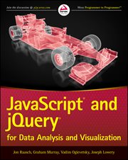 JavaScript and jQuery for Data Analysis and Visualization cover image