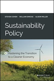Sustainability Policy : Hastening the Transition to a Cleaner Economy cover image