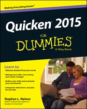 Quicken 2015 for Dummies cover image