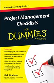 Project Management Checklists for Dummies cover image
