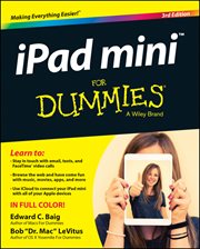 iPad mini for Dummies cover image