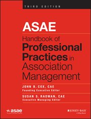 ASAE Handbook of Professional Practices in Association Management cover image