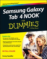 Samsung Galaxy Tab 4 NOOK for Dummies cover image