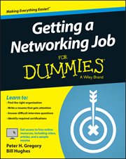 Getting a Networking Job for Dummies cover image