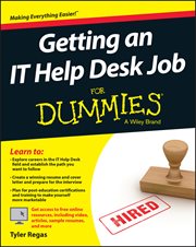 Getting an IT Help Desk Job for Dummies cover image