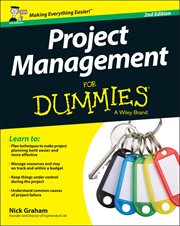 Project Management for Dummies - UK cover image