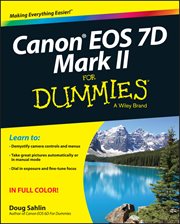 Canon EOS 7D Mark II for Dummies cover image