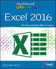 Teach Yourself VISUALLY Excel 2016 cover image