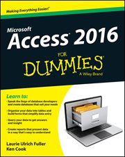 Access 2016 for Dummies cover image