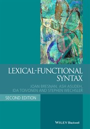 Lexical-Functional Syntax cover image