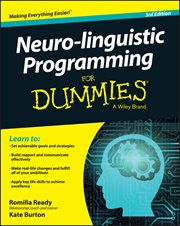 Neuro-linguistic Programming for Dummies cover image