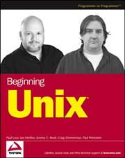 Beginning Unix cover image