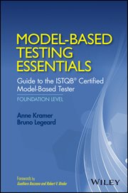 Model-Based Testing Essentials - Guide to the ISTQB Certified Model-Based Tester : Foundation Level cover image